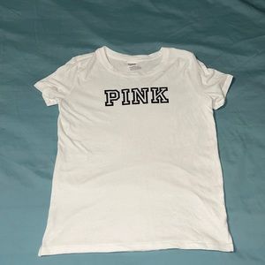 Black and White PINK brand t-shirt